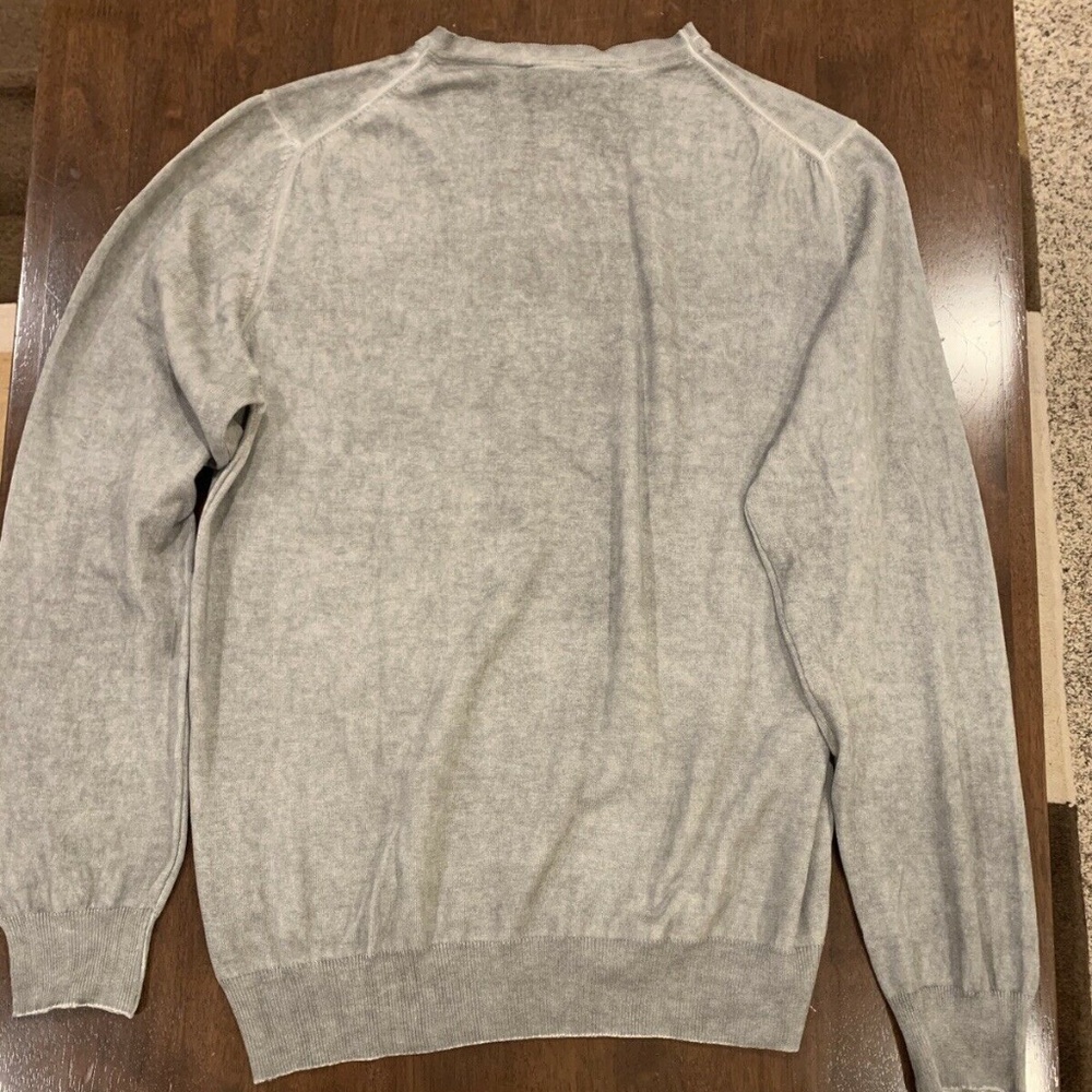 Trussardi Jeans grey men's sweater size XXL Made in Italy NWT - Picture 2 of 7